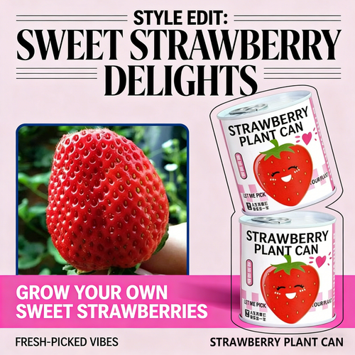 Strawberry Freedom in a Can｜Bypass High Prices, Harvest Sweetness at Home