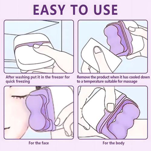 Dual-Head 2-in-1 Ice Cooling Massager | Your Personal Beauty Therapist from the Fridge