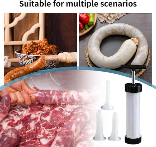 Manual Sausage Stuffer | Make Firm & Juicy Sausages Easily