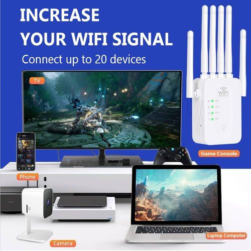 Wall-Conqueror WiFi Signal Extender｜One-Click WiFi Extension, No More Dead Zones, Enjoy Stable High Speed