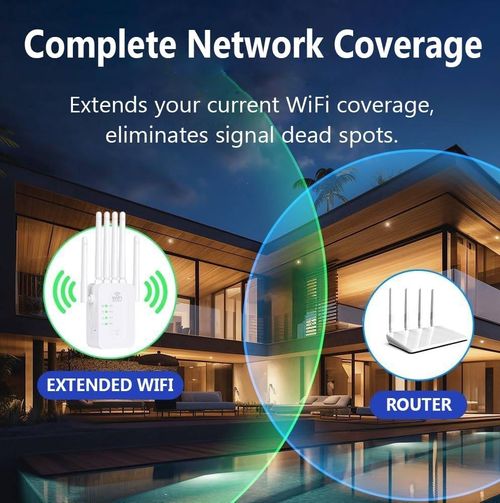 Wall-Conqueror WiFi Signal Extender｜One-Click WiFi Extension, No More Dead Zones, Enjoy Stable High Speed