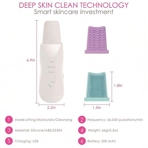 Ultrasonic Blackhead Remover | Vibrate Away Blackheads, Pores Undamaged