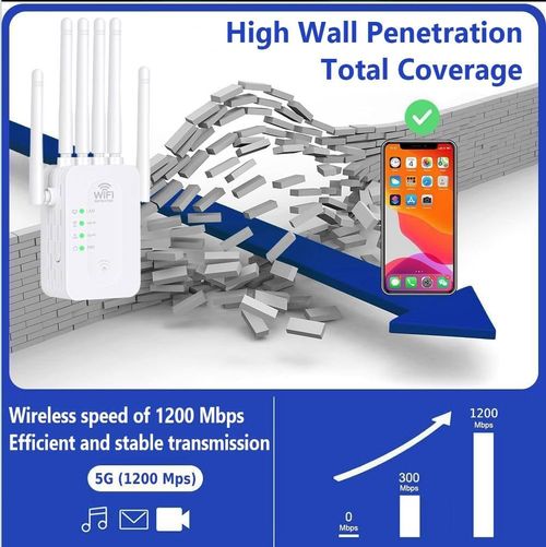 Wall-Conqueror WiFi Signal Extender｜One-Click WiFi Extension, No More Dead Zones, Enjoy Stable High Speed