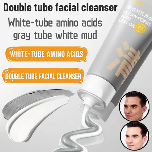 Facial cleanser | clay facial mask, and amino acid cleansing all-in-one mild facial cleanser