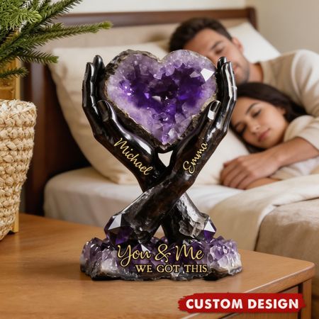 Personalized Couple Custom Shaped Acrylic Plaque - You & Me We Got This
