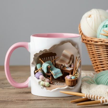 Personalised Sewing Coffee Mug – Perfect Gift for Sewing Lovers