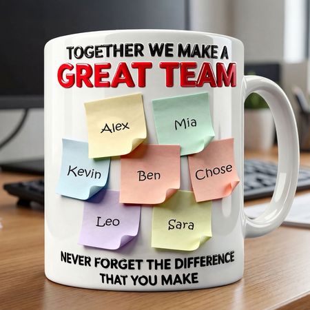 Personalised Team Appreciation Mug – Perfect Thank You Gift for Colleagues