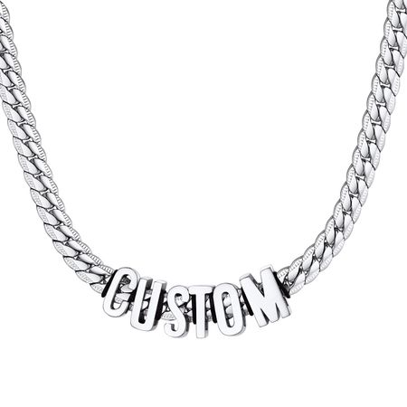Custom Name Cuban Chain Necklace 8MM