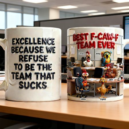 Personalised Office Worker Mug – Custom Gift for Coworkers & Colleagues