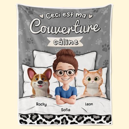 Personalized custom covers - an exclusive gift tailored for families, dog lovers, and cat lovers - here, warmth and love are perfectly combined