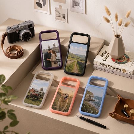 Personalized Magnetic Photo Card Phone Case – Keep Your Memories Close