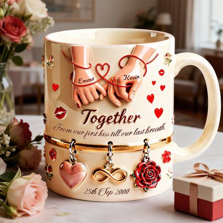 Personalised Couple Mug – Customised Gifts for Couples, Lovers & Anniversaries