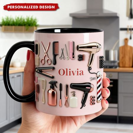 ✨ Custom Hair Stylist Mug – Proudly Celebrate Your Salon Passion 💇‍♀️☕