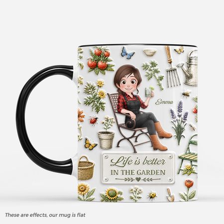Life Is Better In The Garden Mug - Personalized Gifts for Him-Her