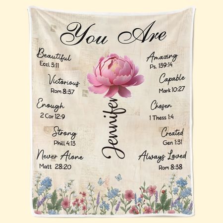 Custom Blanket - Personalized Birthday Gifts For Besties, Sisters, BFF, Family, Yourself - Created With Heart