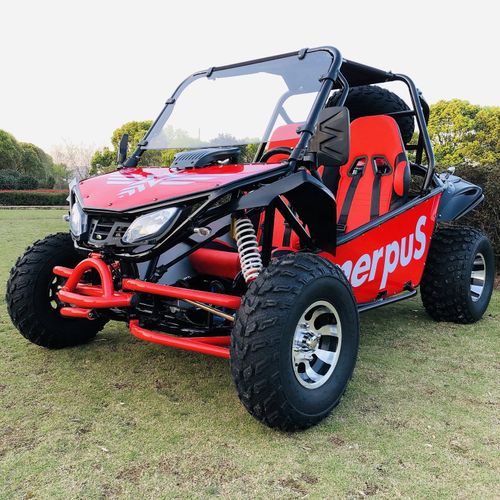 High Quality 200cc Gasoline Engine Go Kart for Adults Pedal-driven Off-Road Beach Dune Buggy Electric Gas-Fueled Cross Go Karts