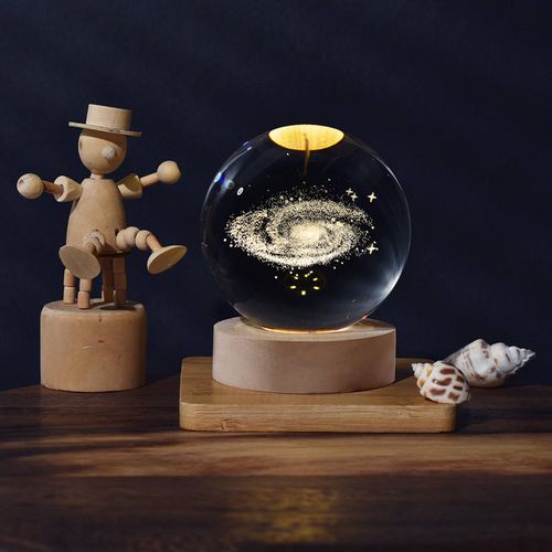 Luminous Ball Night Light Nebula Saturn  Moon Crystal Projection Atmosphere Light