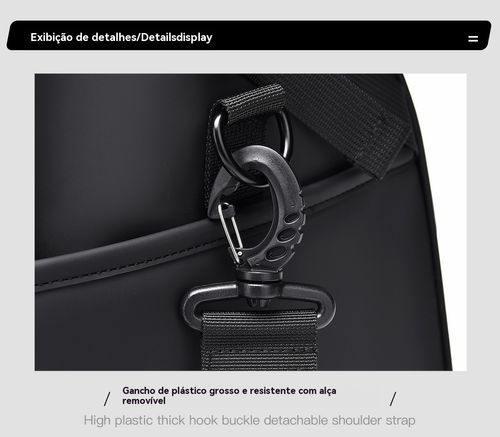 Mala de Academia e Viagem Masculina Estilosa e Moderna, Mala Esportiva Impermeável com Grande Capacidade e Separação Seco,Molhado, Mala de Mão Simples para Bagagem