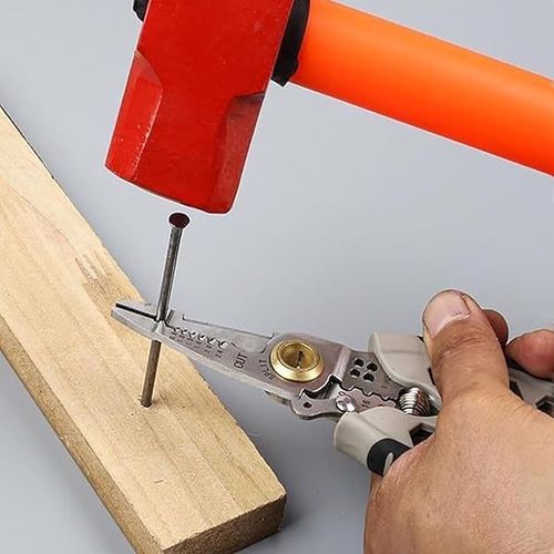 Descascador e cortador de fios, 7 polegadas – Ferramenta portátil multifuncional para decapar cabos