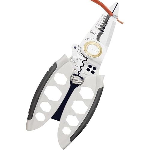 Descascador e cortador de fios, 7 polegadas – Ferramenta portátil multifuncional para decapar cabos