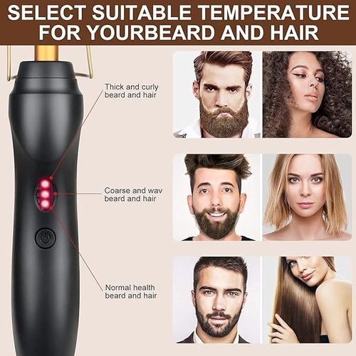 Pente alisador elétrico de cerâmica com função de modelar encaracolar