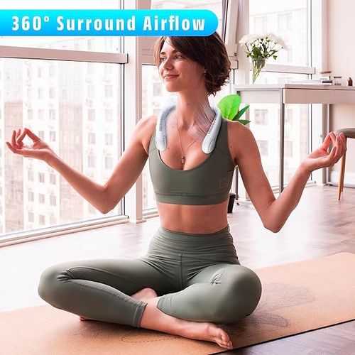 Portable Neck Fan – Hands-Free