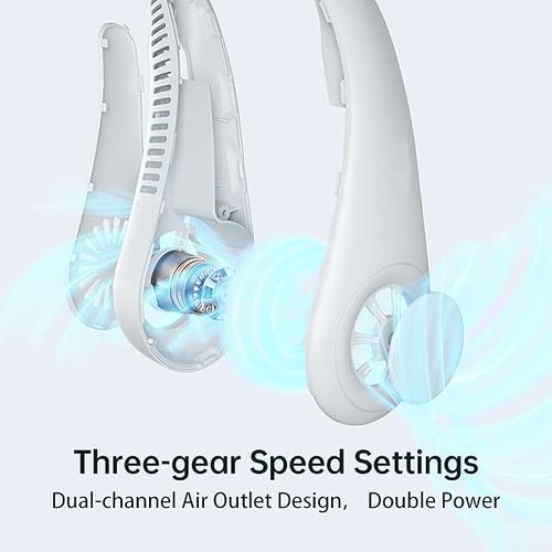 Portable Neck Fan – Hands-Free