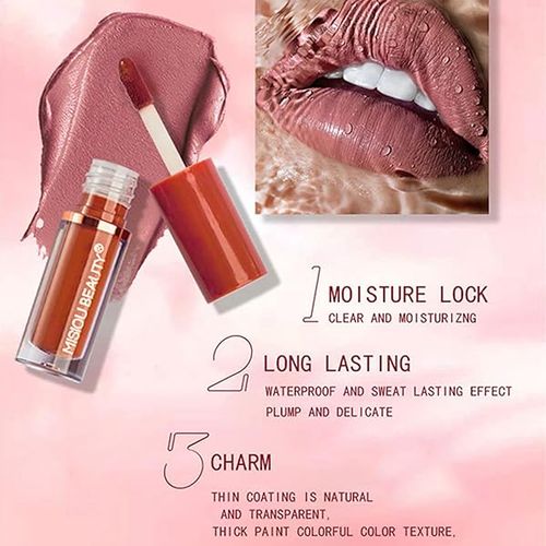 Conjunto de 12 batons líquidos aveludados mate