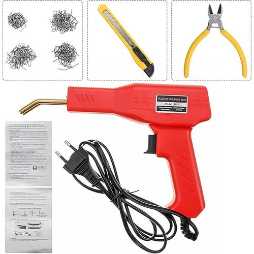 Máquina de reparação de plástico, pistola de pregos quentes para soldadura