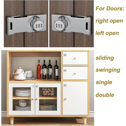 Fechadura de combinação sem furos