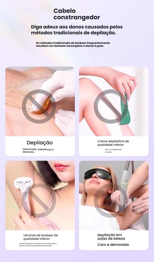 Depilador Feminino com Duas Cabeças, Cortador de Pêlos Íntimos, Navalha Elétrica, Depilador Unissex, Portátil