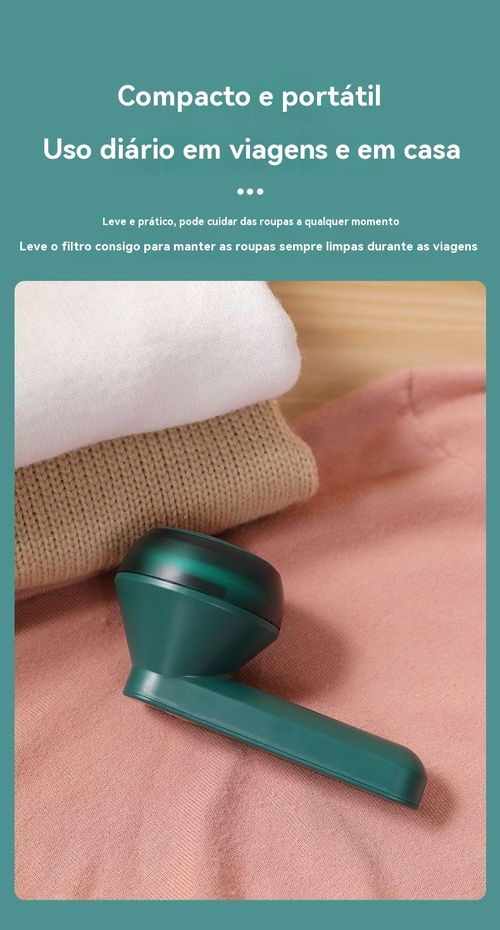 Removedor de Bolinhas de Lã Recarregável, Aparador de Pelos para Tricô, Aparador de Bolinhas