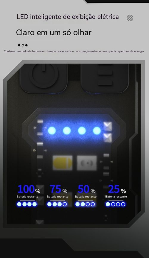 Mini lanterna tipo chaveiro com duas fontes de luz, carregamento Type-C, super brilhante, compacta e potente para uso exterior