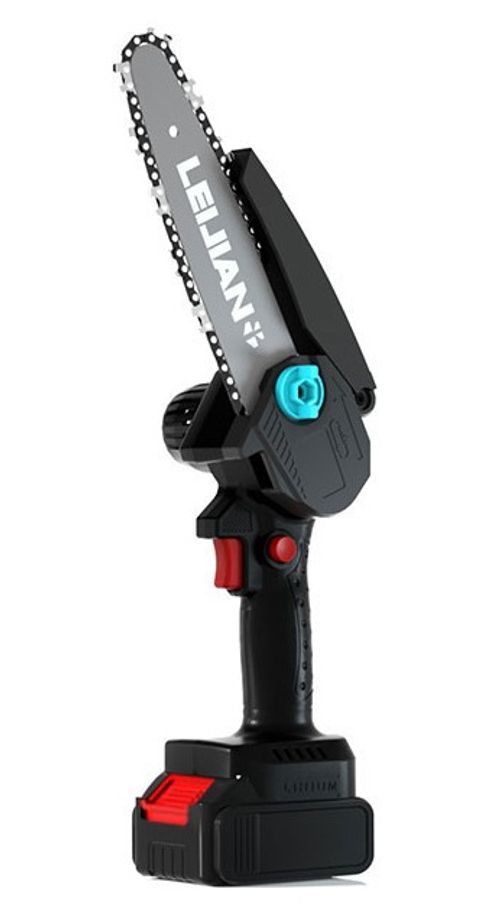 Serra Elétrica de 6 Polegadas, Multifuncional para Uso Residencial, Pequena Serra Portátil, Serra de Corrente Elétrica Recarregável com Bateria de Lítio para Desbaste de Árvores