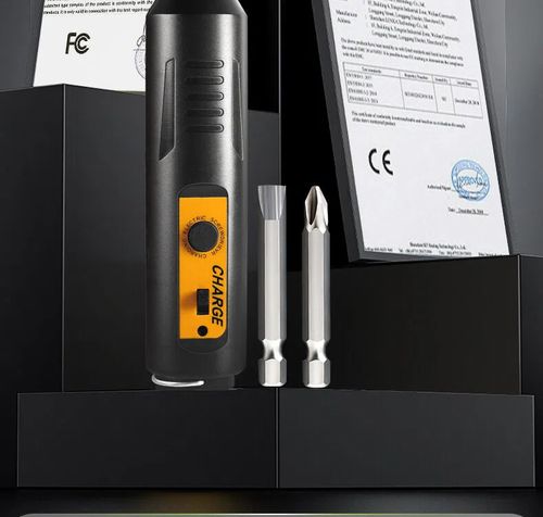 Chave de Fenda Elétrica Doméstica Recarregável, Mini Parafusadeira Elétrica Portátil, Pequeno Chave de Impacto, Kit de Ferramentas a Bateria de Lítio