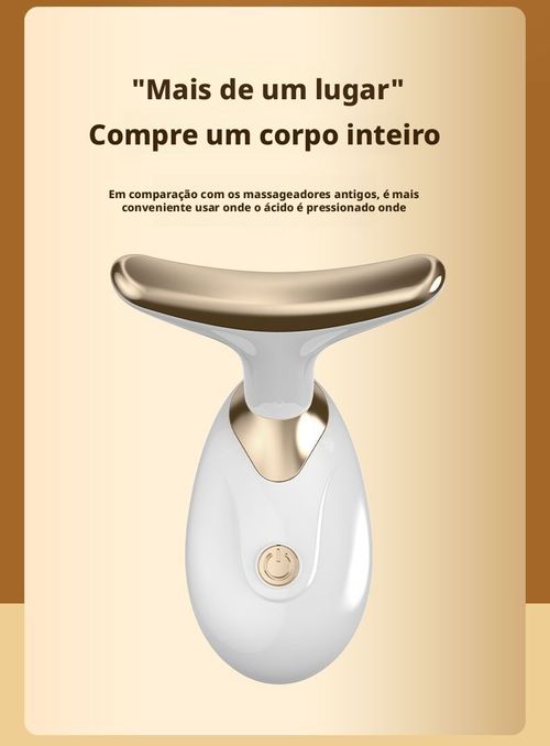 Aparelho de Beleza de Imersão com Vibração Facial Mini Nova Linha, Dispositivo Pequeno para Reduzir Rugas de Pescoço, Aparelho de Massagem Facial Elétrico para Comércio Transfronteiriço