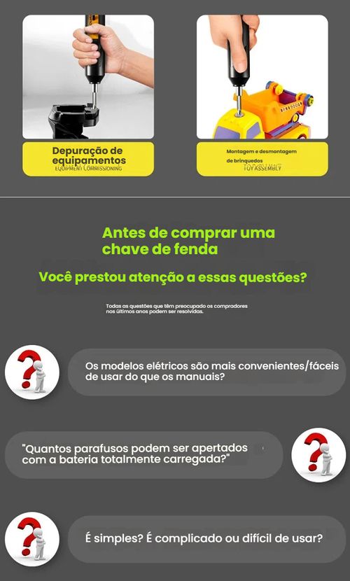 Chave de Fenda Elétrica Doméstica Recarregável, Mini Parafusadeira Elétrica Portátil, Pequeno Chave de Impacto, Kit de Ferramentas a Bateria de Lítio