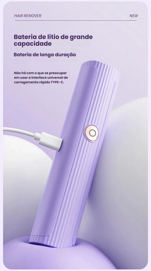 Depilador Feminino com Duas Cabeças, Cortador de Pêlos Íntimos, Navalha Elétrica, Depilador Unissex, Portátil