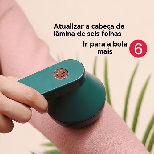 Removedor de Bolinhas de Lã Recarregável, Aparador de Pelos para Tricô, Aparador de Bolinhas