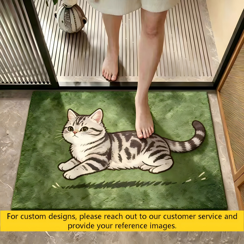 Diatomaceous Earth Bath Mat – Super Absorbent Non-Slip Rug for Bathroom, Shower, Toilet, Kitchen Sink, and Bedroom Doorway