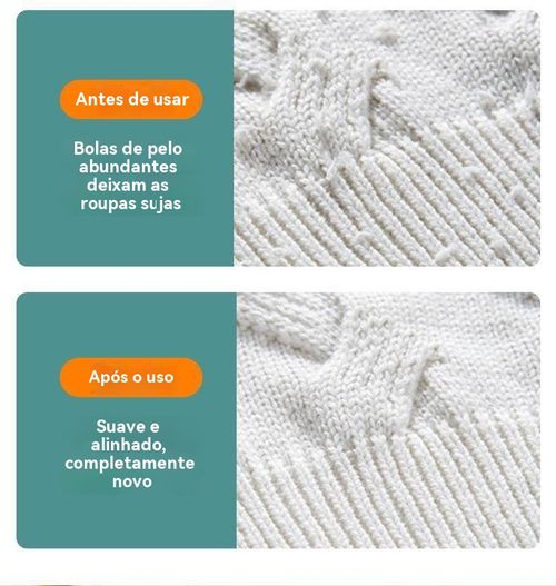 Removedor de Bolinhas de Lã Recarregável, Aparador de Pelos para Tricô, Aparador de Bolinhas