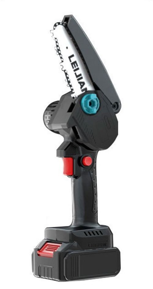 Serra Elétrica de 6 Polegadas, Multifuncional para Uso Residencial, Pequena Serra Portátil, Serra de Corrente Elétrica Recarregável com Bateria de Lítio para Desbaste de Árvores