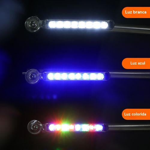Luz Diurna de Grade para Veículo, Luz Diurna LED Eólica Universal, Luz de Ventilador, Luz Auxiliar da Frente do Veículo, Luz de Decoração Colorida Eólica