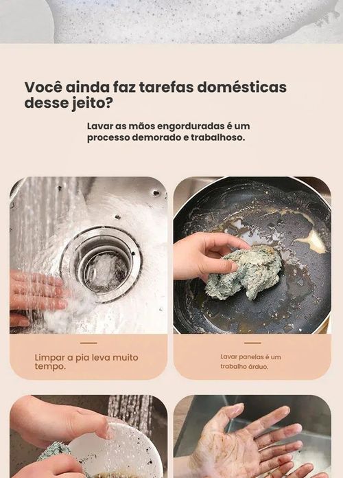 Escova de Limpeza Elétrica Portátil Recarregável, Escova para Lavar Pratos e Panelas na Cozinha, Escova para Pia e Azulejo do Banheiro, Arma Mágica para Lavar Panelas