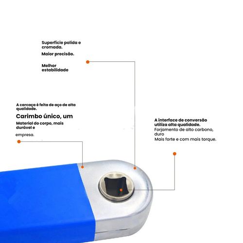 Chave de Catraca Extendida Multifuncional - Chave Combinada 2 em 1