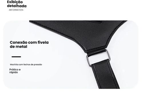 Bolsa Masculina Vintage, Bolsa de Ombro Axilar com Alça de Mochila, Bolsa de Ombro Multifuncional para Homens, Bolsa de Celular para Ar Livre, Bolsa Gilet