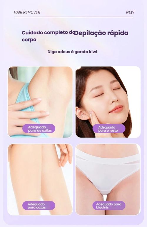 Depilador Feminino com Duas Cabeças, Cortador de Pêlos Íntimos, Navalha Elétrica, Depilador Unissex, Portátil