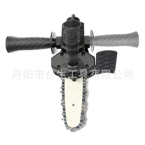 Conversor de Furadeira Manual para Serra Elétrica 4 Polegadas - Serra de Desbaste e Serra de Jardim, Acessório para Corte de Madeira e Poda