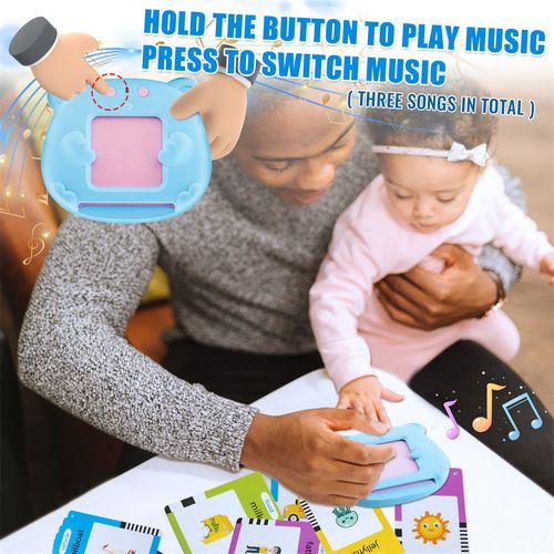 Shop Now or Never! Clearance Ends Soon.Kids Montessori Early Educational Toys English Alphabet Cognitive Card Talking Flashcards Learning Machine