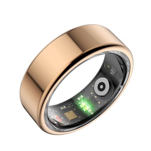 Shop Now or Never! Clearance Ends Soon.Smart Ring with Wireless Connection Blood Oxygen Heart Rate Sleep Step Count App Controlled Android Operated Alloy & Steel Case
